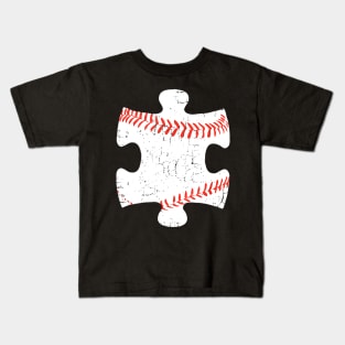 Baseball Autism Awareness Day For Men Women Kids T-Shirt